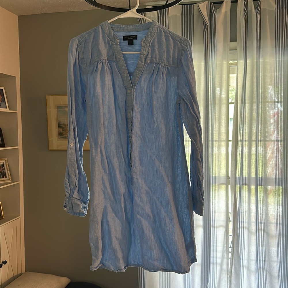 Willi Smith Linen Shirtdress